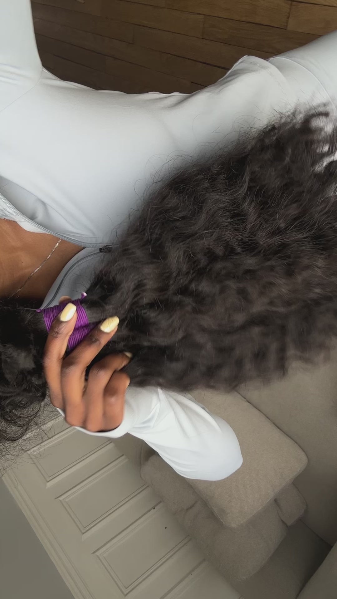 Braiding Human Hair - Loose curly